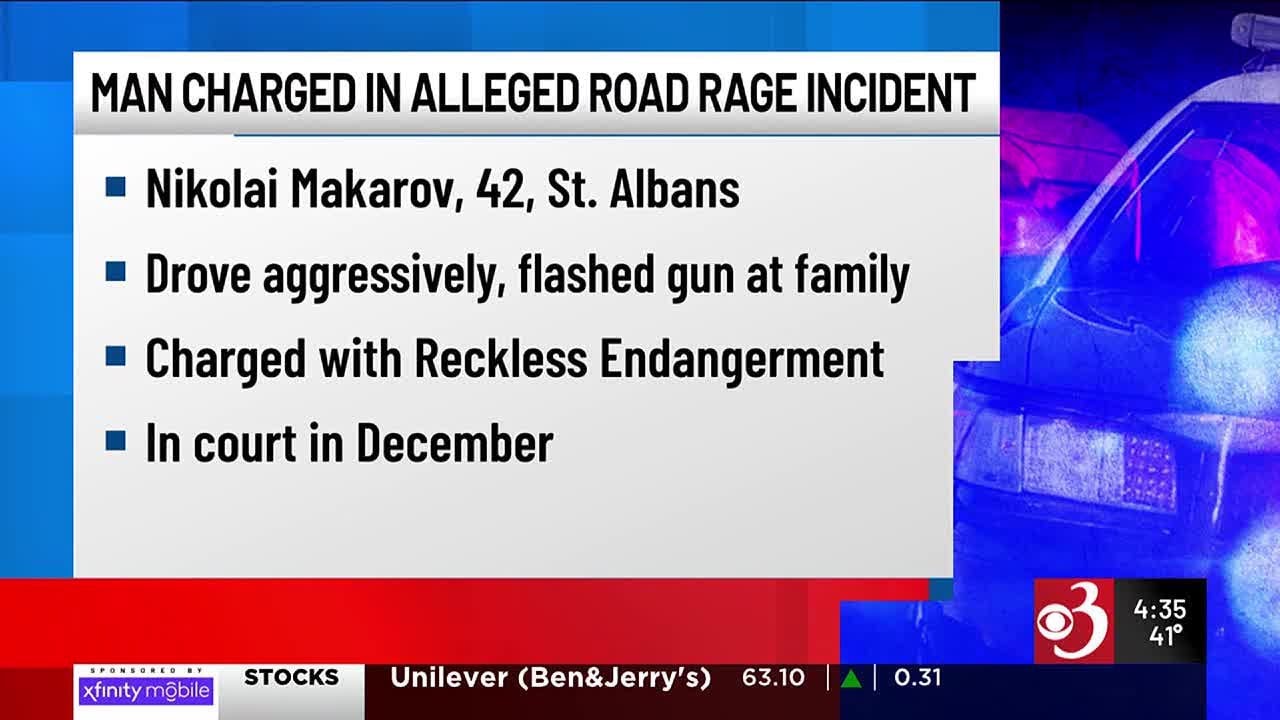 Vermont man charged in alleged road rage incident - YouTube