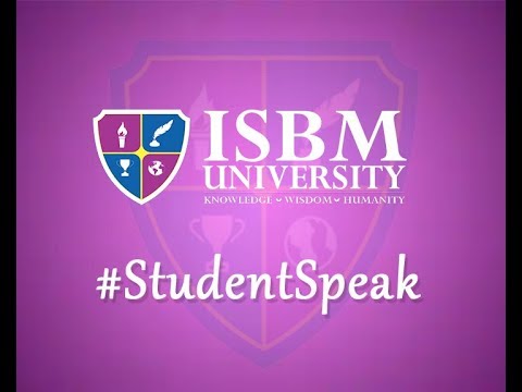 #studentspeak-about-isbm-university