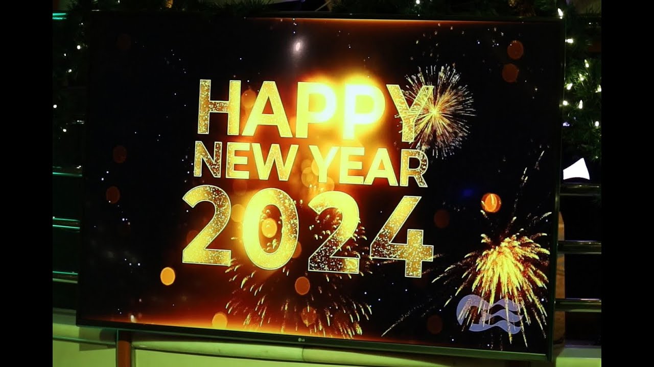 2024 New Year Countdown Onboard Sapphire Princess