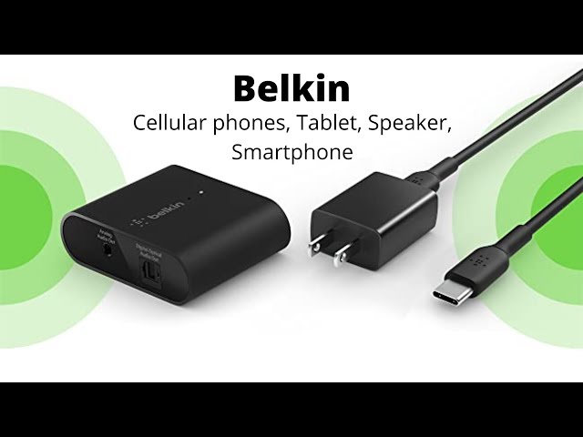 Belkin SoundForm Connect AirPlay 2 (Audio Adapter Receiver for Wireless  Streaming with Optical and Speaker Inputs for iPhone, iPad, and other  AirPlay enabled devices), Black, 3.5mm : : Electronics & Photo