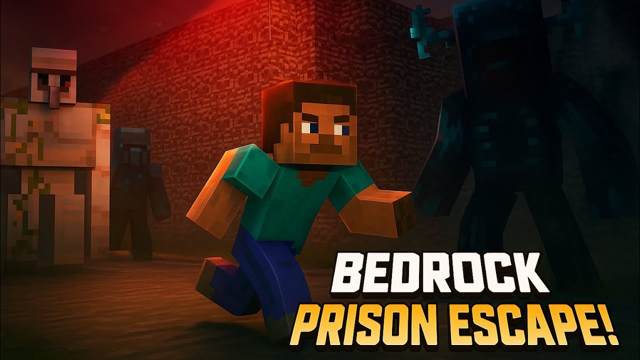 Minecraft Bedrock Prison Escape 🔓 | Epic Escape Challenge! - YouTube
