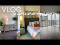 VLOG : APARTMENT HUNTING IN ATLANTA PT 1 | NEW OFFICE SPACE | WE REACHED 10K SUBSCRIBERS
