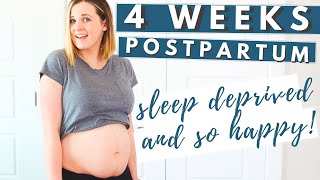 4 WEEKS POSTPARTUM UPDATE! | Life is SO Good but I am SO Tired!
