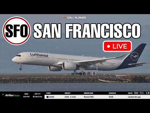 KSFO LIVE | SEPTEMBER 7, 2025 | FRANCISCO INT AIRPORT LIVE STREAM WEBCAM IRL