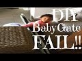 How NOT To Make A Baby Gate I CandaceVlogs How NOT To Make A Baby Gate I CandaceVlogs