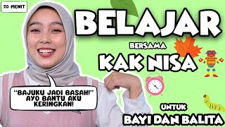 Belajar Bersama Kak Nisa Untuk Balita - Mengenal Kata, Mengenal Hewan, Lagu Interaktif Bayi & Balita