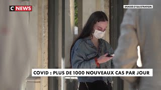 COVID-19 : plus de 1.000 nouveaux malades par jour en France