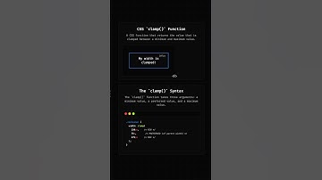 CSS Clamp Function #css