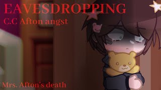 Eavesdropping || short skit || after Mrs. Afton's death || My AU