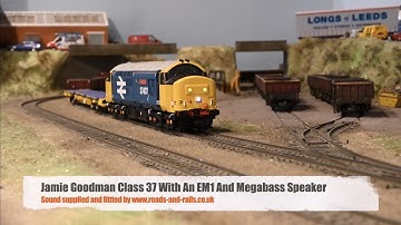 Bachmann class 37 With Jamie Goodman Sound And An EM1 And Megabass Speaker