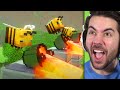 Reacting to the Most Amazing Minecraft Battle!