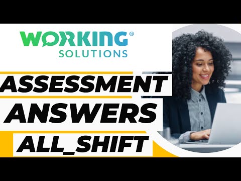 WORKING SOLUTIONS ASSESSMENT