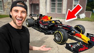 Red Bull delivered an F1 car to my House!