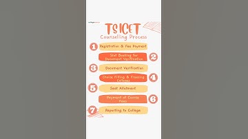 TSICET counselling dates, registration process#tsicet #counselling #registration #exam#admission#top