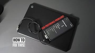 Android: How To Fix Dissapearing / Grayed Out USB Preferences (Google Pixelbook Go, Google Pixel)