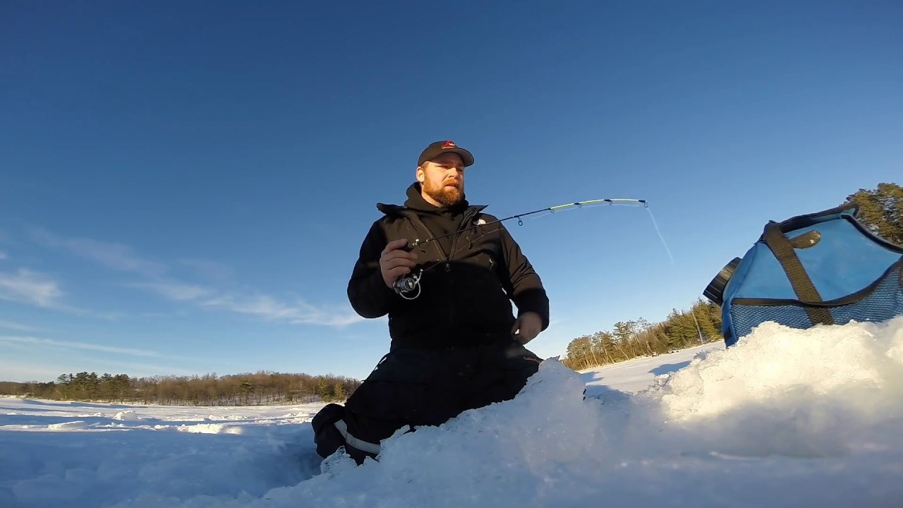 Ice Fishing For Slab Crappies - YouTube