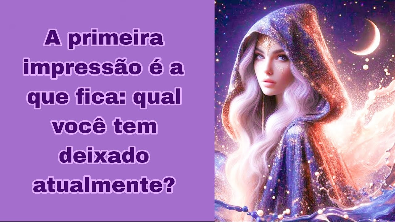A primeira impressão é a que fica: qual você tem deixado atualmente? Tarot 🔮🤔🧘🏻‍♂️🧘🏻‍♀️🤷🏻‍♀️💭🧠