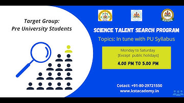 Science Talent Search Webinar Series "Cyber Security" by Dr Udaya Shankar Puranik