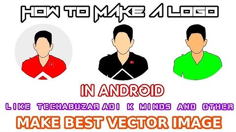 How to make a Logo like TechAbuzar, Adi k minds and others in Android full tutorials