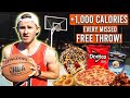 I HAD To Eat 1,000 Calories EVERY TIME I Missed a Free Throw!