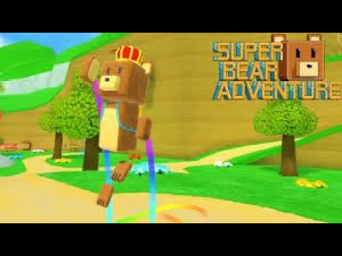 Все стикеры в игре super bear adventure. Супер Беар адвенчер. Игра супер Беар. Игра super Bear Adventure. Супер Беар адвенчер арт.