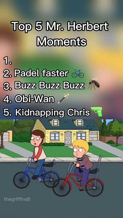 Top 5 Mr. Herbert Moments #funny #memes #comedy #humour #familyguy