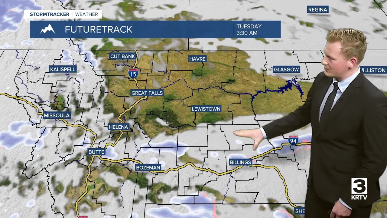 Rain and snow in western Montana, gusty winds in central Montana ...