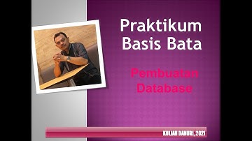 Praktikum Database  1 - Pembuata  database dengan MS. ACCES