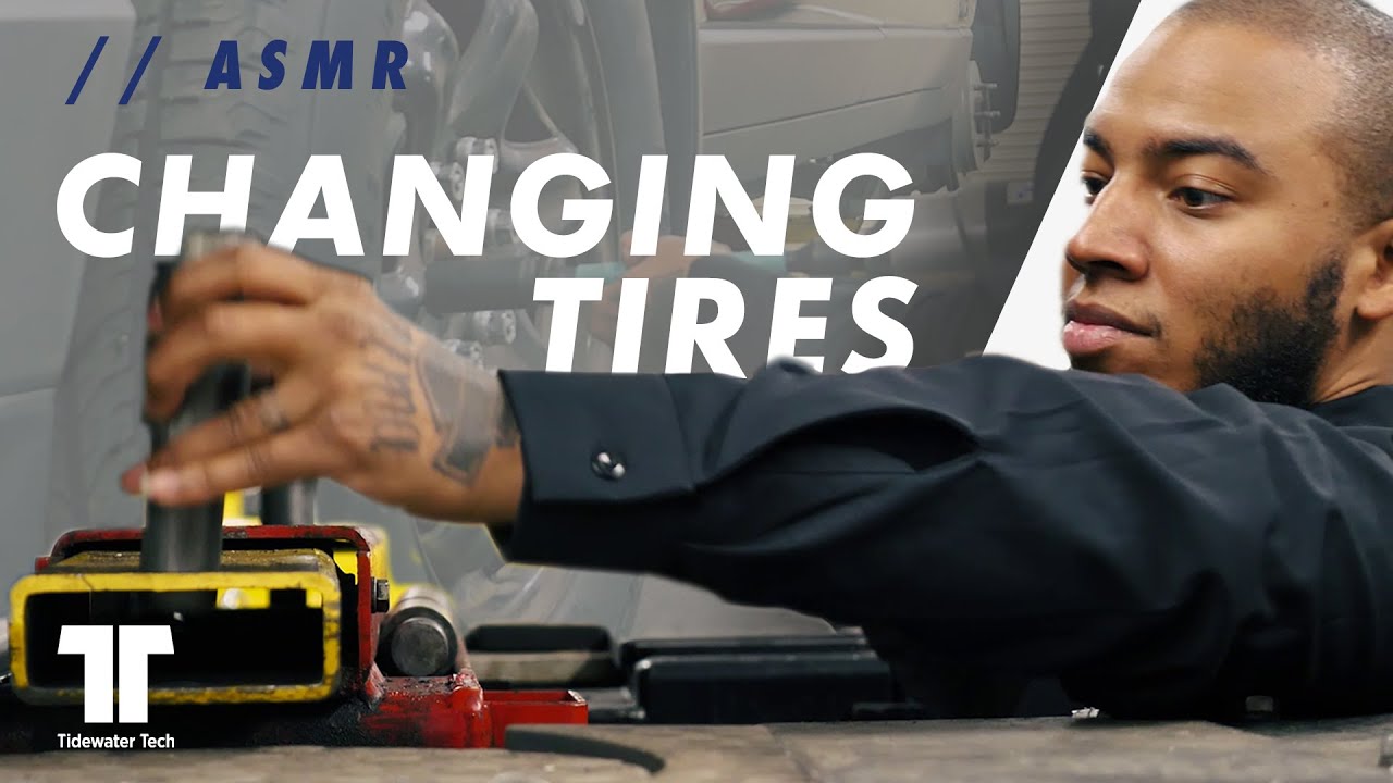 ASMR Changing Tires Tidewater Tech YouTube