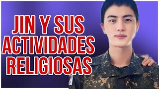 ÚLTIMA INFORME🔴 JIN DE BTS DIRIGE ACTIVIDADES RELIGIOSAS EN EL CAPELLAN MILITAR BUDISTA