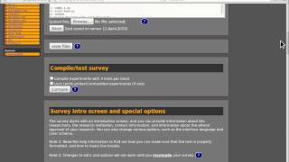 Questionnaire project: real data collection