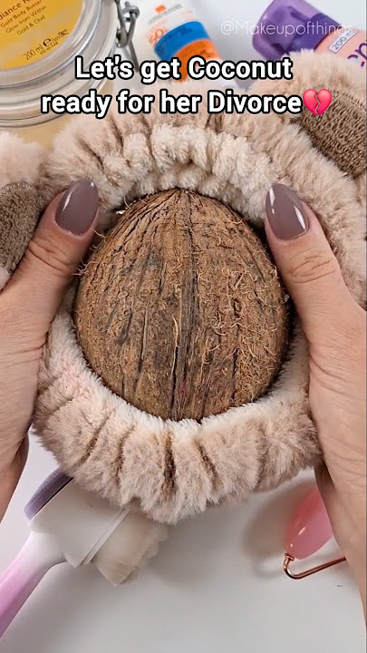 Let's get Coconut ready for her DIVORCE! #shorts #asmr