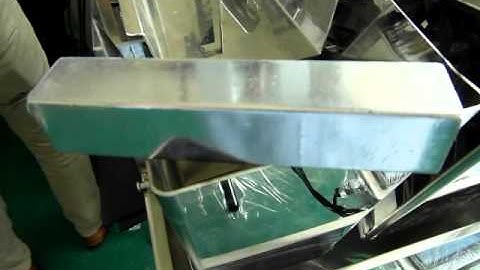 Calibration video for 4 heads linear weigher
