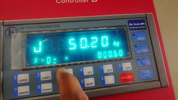 Hi-Tech silo weighing and bagging machine (High Speed Value)