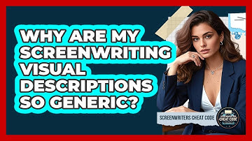 Why Are My Screenwriting Visual Descriptions So Generic? - Screenwriter