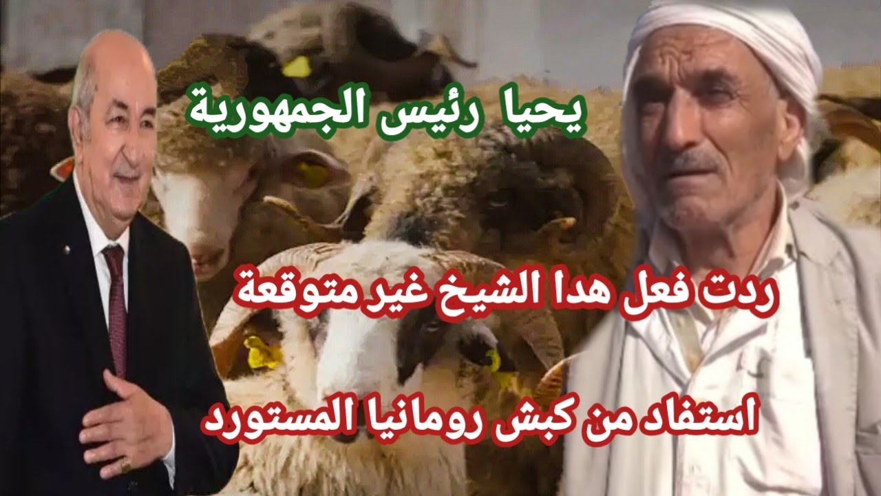 الشيخ من المدية انفجر بالبكاء :عامين ماعيدتش ... وربي جاب الخير هدا العام الحمد لله