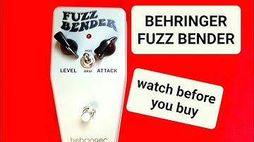 Behringer Fuzz Bender - Detailed Honest Review