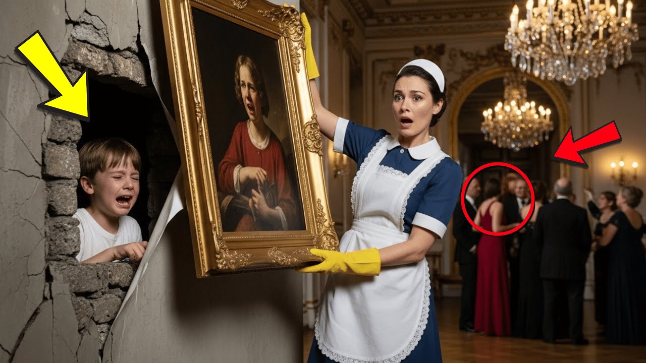 ANGESTELLTE ENTDECKT GEHEIMNIS DER MILLIONÄRSFRAU IN DER WAND