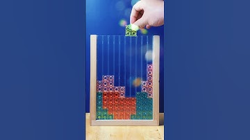 “Crazy Tetris Game with Balloons Popping!”