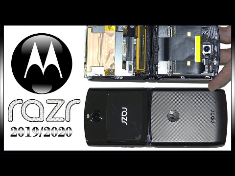 The New 2019/2020 Motorola Razr Disassembly Teardown Repair Video XT20001