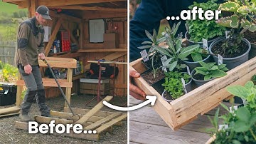 How To Break Down Pallets & Make A Pallet Crate