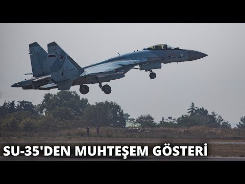 SU-35'den muhteşem gösteri