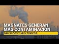 Cada magnate global genera 8 mil veces más contaminación que una persona cualquiera