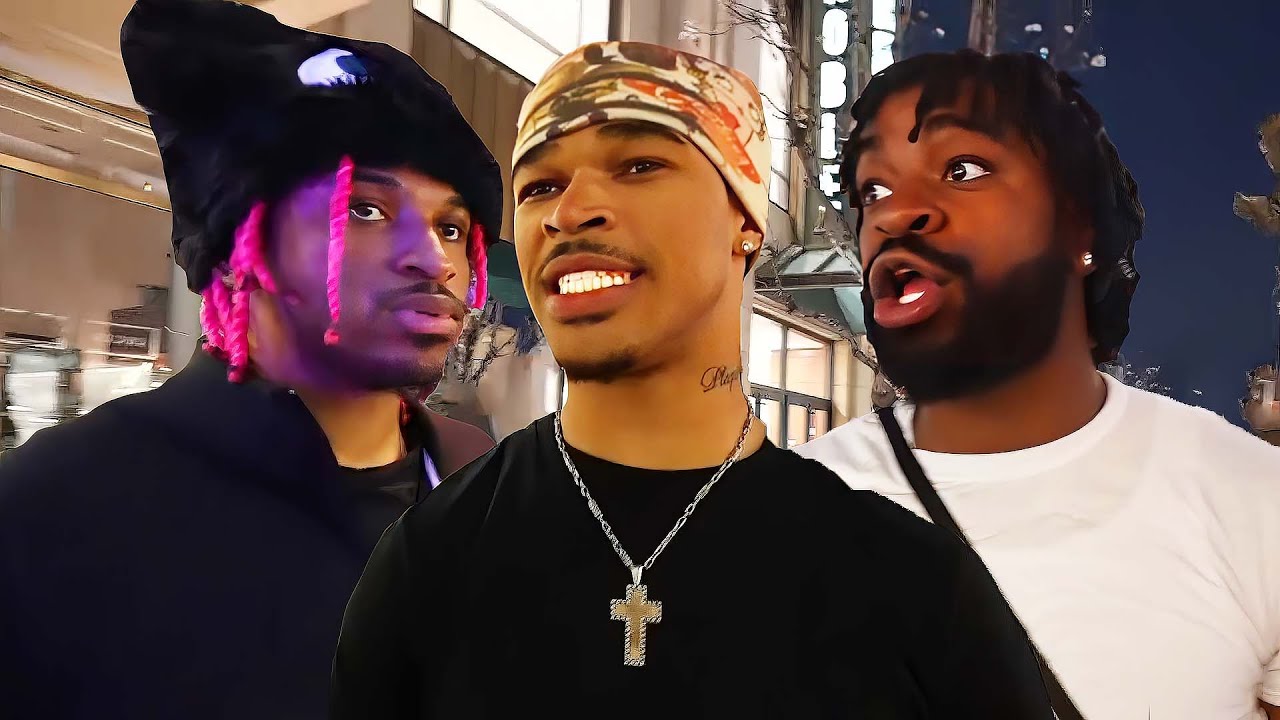 PlaqueBoyMax, Tbvnks, and D Lou Trolling at The Mall...