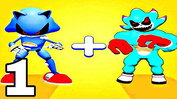 Merge Super - Monster Fight (Beta) - Walkthrough Part 1 Level 1-11 - Android ios Gameplay