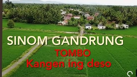 GENDING JOWO PARIJOTHO GANDRUNG - COCOK KAGEM PENGANTAR TIDUR SIANG
