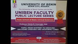 University of Benin 3rd Public Lecture Series