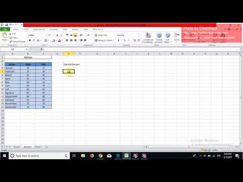 Cara Mudah Mencari Rumus Varians dan Standar Deviasi di Excel dengan Cepat
