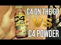 C4 on the GO VS C4 Pre Workout Powder | Which is better?