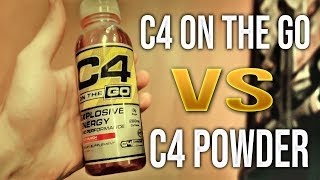 C4 on the GO VS C4 Pre Workout Powder | Which is better?